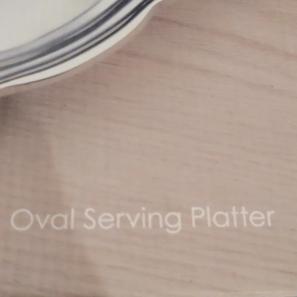 Mikasa countryside oval serving platter, nib